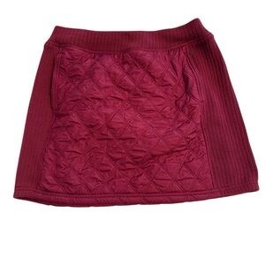 Prana Burgundy Mini Skirt